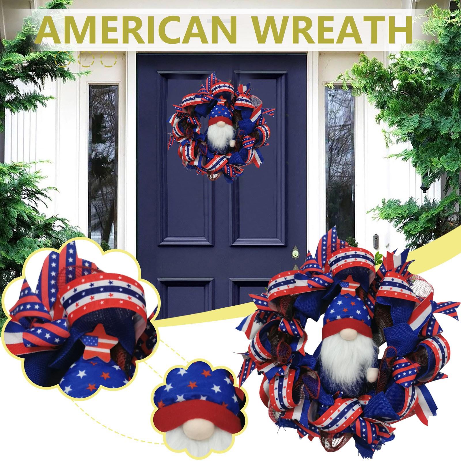 США День Независимости Венок Патриотический венок День независимости Украшения
США День Независимости Венок Патриотический венок День независимости Украшения