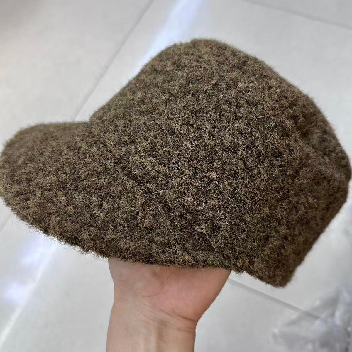 Korean Style Plush Newsboy Cap | British Flat Top Winter Warm Hat | Women s Fashion Peaked Cap 54-59CM темно-коричневого кольору
Korean Style Plush Newsboy Cap | British Flat Top Winter Warm Hat | Women s Fashion Peaked Cap 54-59CM темно-коричневого кольору