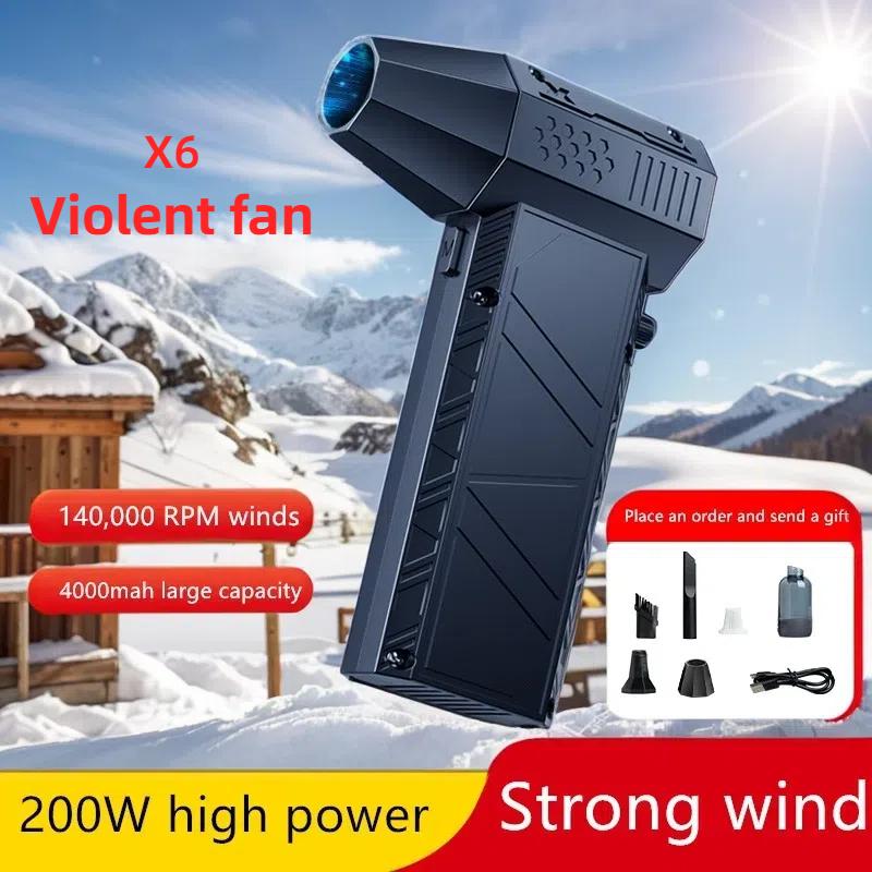 X6/X9 1.4WRPM/30WRPM Turbofan BrushlessMotor Dust Cleaner Infinite Speed Regulation USB Rechargeable Powerful Dust Blower
X6/X9 1.4WRPM/30WRPM Turbofan BrushlessMotor Dust Cleaner Infinite Speed Regulation USB Rechargeable Powerful Dust Blower
