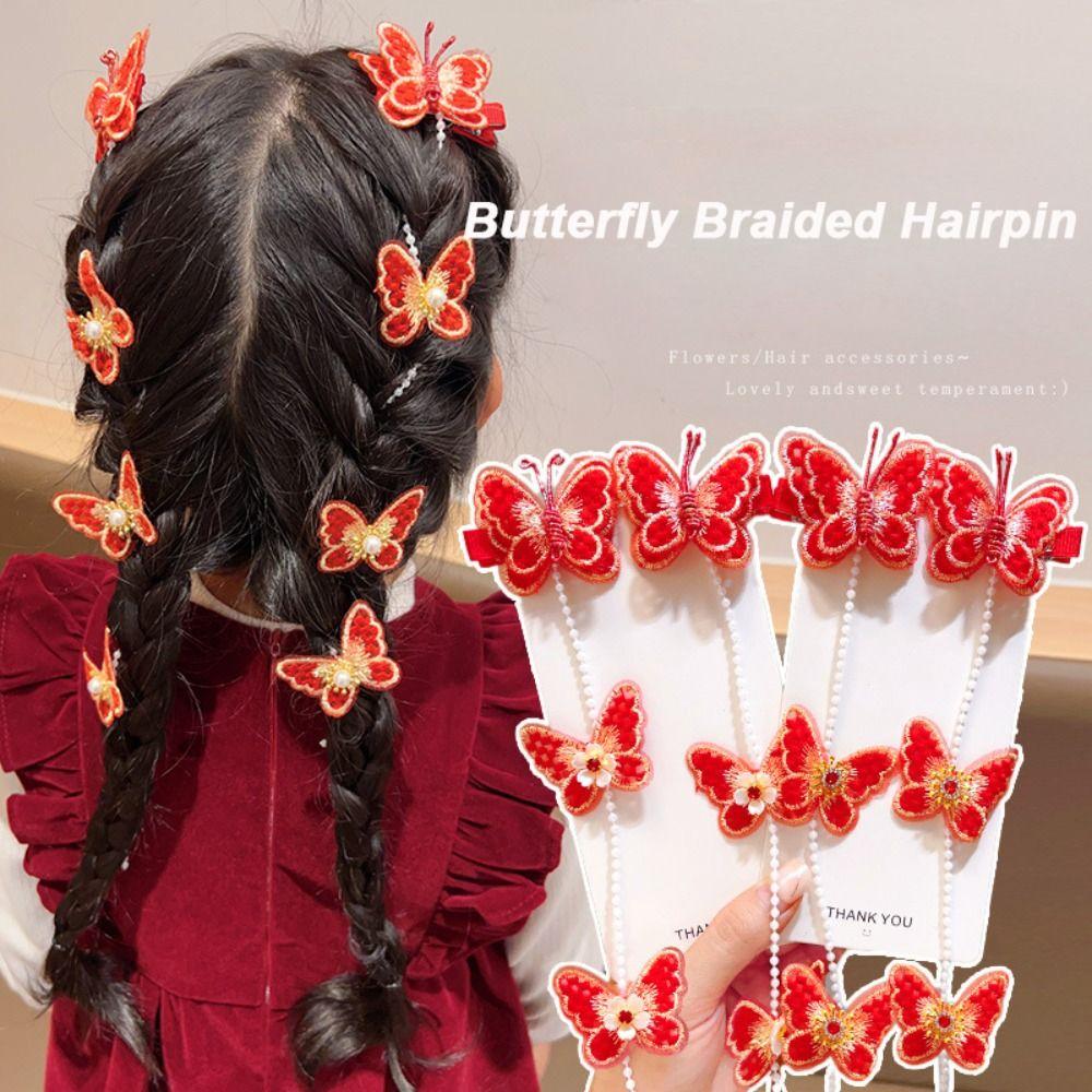 Butterflies Braided Hair Chain Tassel Hair Clip Hair Accessories Pearl Braided Hairpin 03
Butterflies Braided Hair Chain Tassel Hair Clip Hair Accessories Pearl Braided Hairpin 03