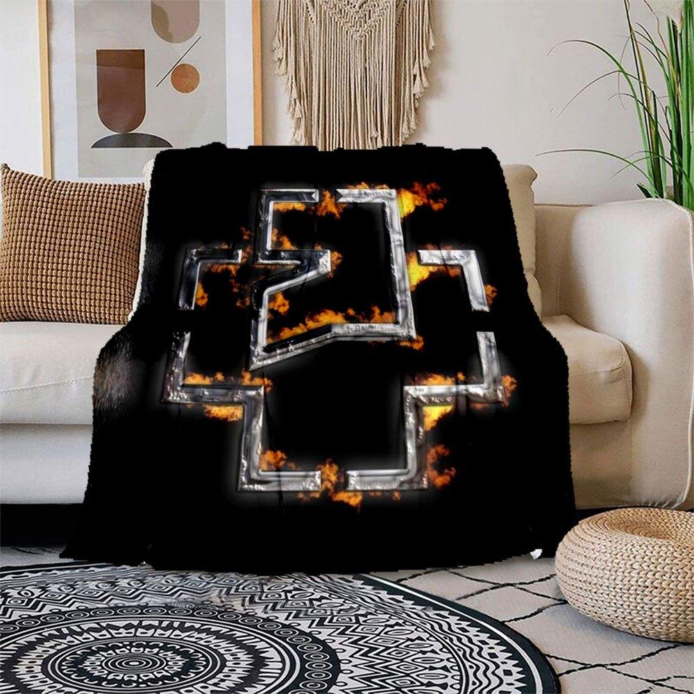 Metallic Cross with Flames Wall Decor - Modern Art Print PosterBlanket Flannel Throw Blanket for Sofa, Bed, Travel, Camping, Office, Couch, 150x180cm
Metallic Cross with Flames Wall Decor - Modern Art Print PosterBlanket Flannel Throw Blanket for Sofa, Bed, Travel, Camping, Office, Couch, 150x180cm