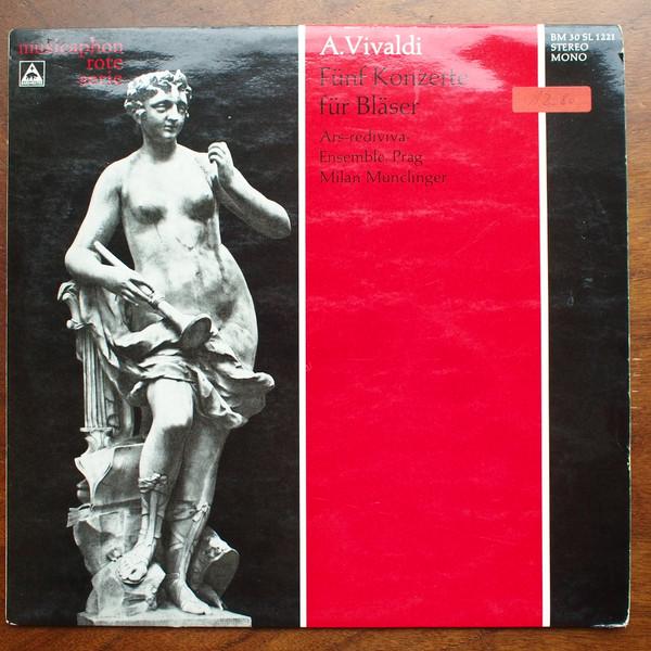 LP Record ANTONIO VIVALDI ARS REDIVIVA ENSE Fnf Konzerte Fr Blser BM30SL1221 Musicaphon Germany Classical Used
LP Record ANTONIO VIVALDI ARS REDIVIVA ENSE Fnf Konzerte Fr Blser BM30SL1221 Musicaphon Germany Classical Used