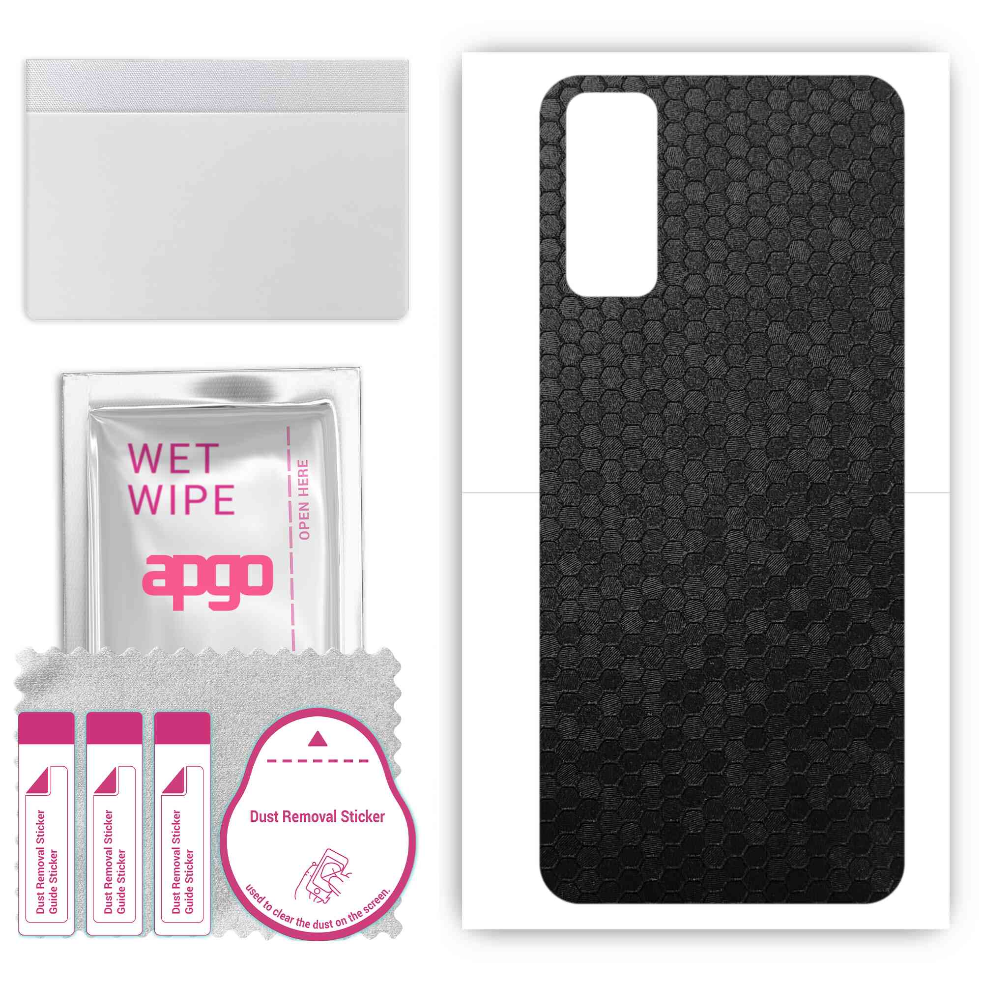 apgo Protective Skin Sticker for the back compatible with Vivo Y20T, Wrap Film, Foil, Vinyl - Pattern Black Honeycomb
apgo Protective Skin Sticker for the back compatible with Vivo Y20T, Wrap Film, Foil, Vinyl - Pattern Black Honeycomb
