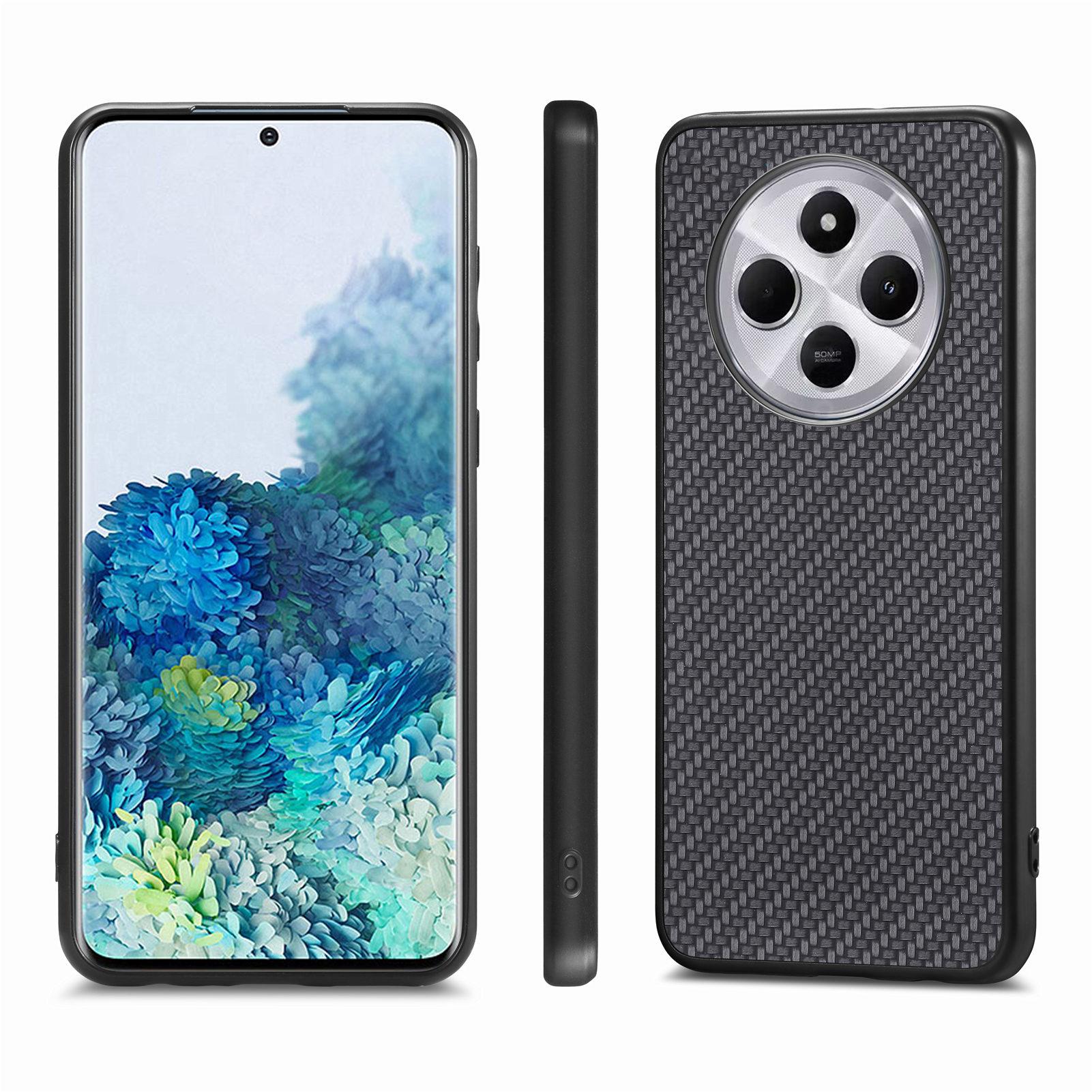 Phone Case For Xiaomi Redmi 14C 4G/14R 5G/Poco C75 4G Carbon Fiber Texture PU+PC+TPU Back Cover Brown
Phone Case For Xiaomi Redmi 14C 4G/14R 5G/Poco C75 4G Carbon Fiber Texture PU+PC+TPU Back Cover Brown