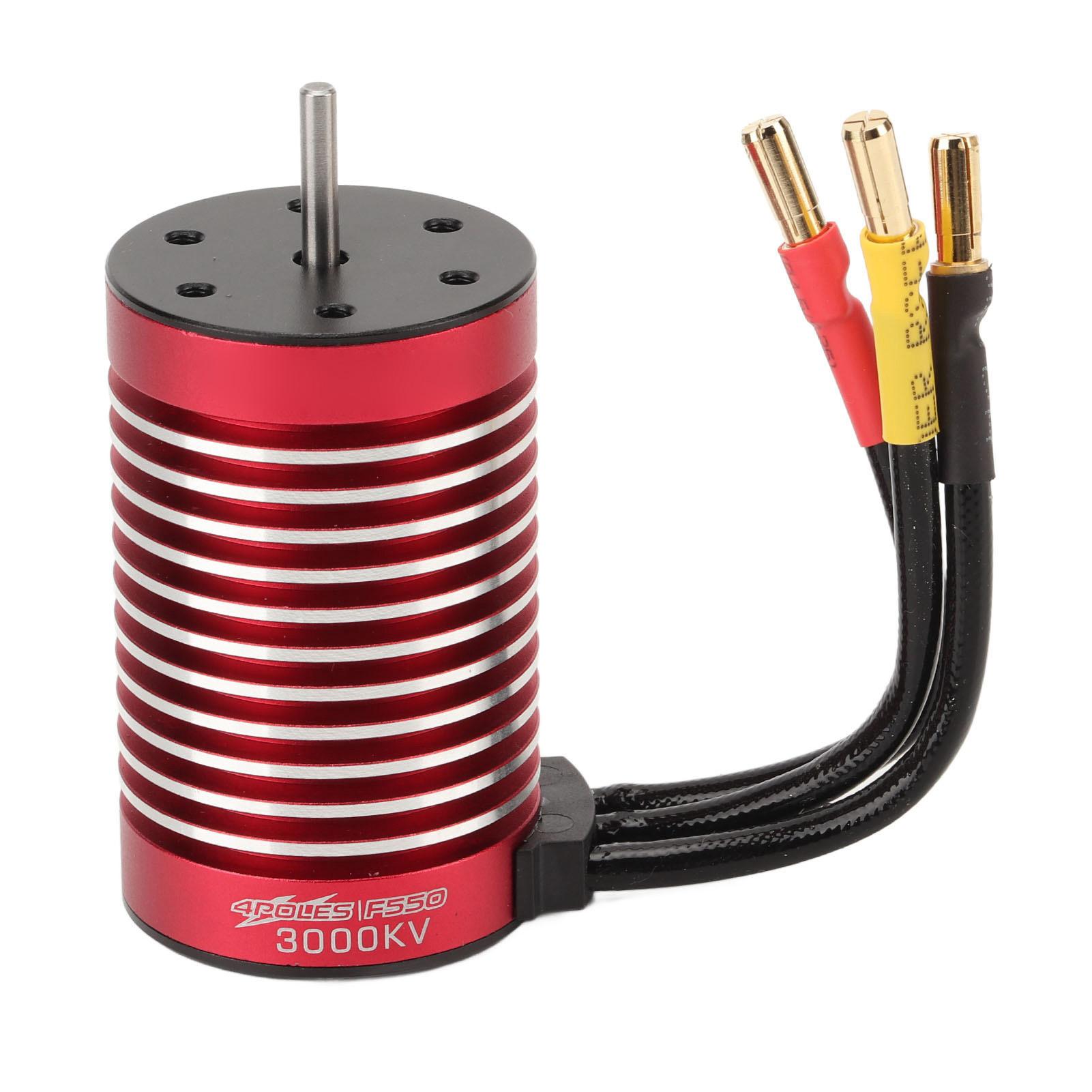RC Car Brushless Motor F550 3000KV 4 Poles Sensorless Brushless Motor with Temperature Control Port
RC Car Brushless Motor F550 3000KV 4 Poles Sensorless Brushless Motor with Temperature Control Port