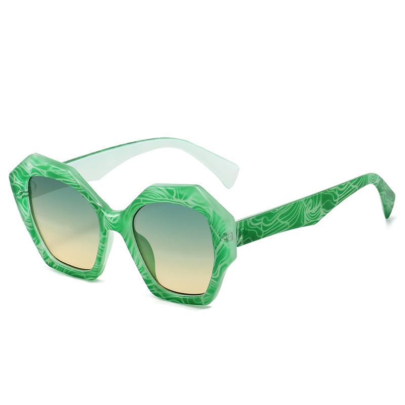 Retro Polygon Square Female Sunglasses Stylish Hexagon Sun Eyewear Pattern Frame Female Sun Eyewear Oculus UV Protection 400 as picture
Retro Polygon Square Female Sunglasses Stylish Hexagon Sun Eyewear Pattern Frame Female Sun Eyewear Oculus UV Protection 400 as picture