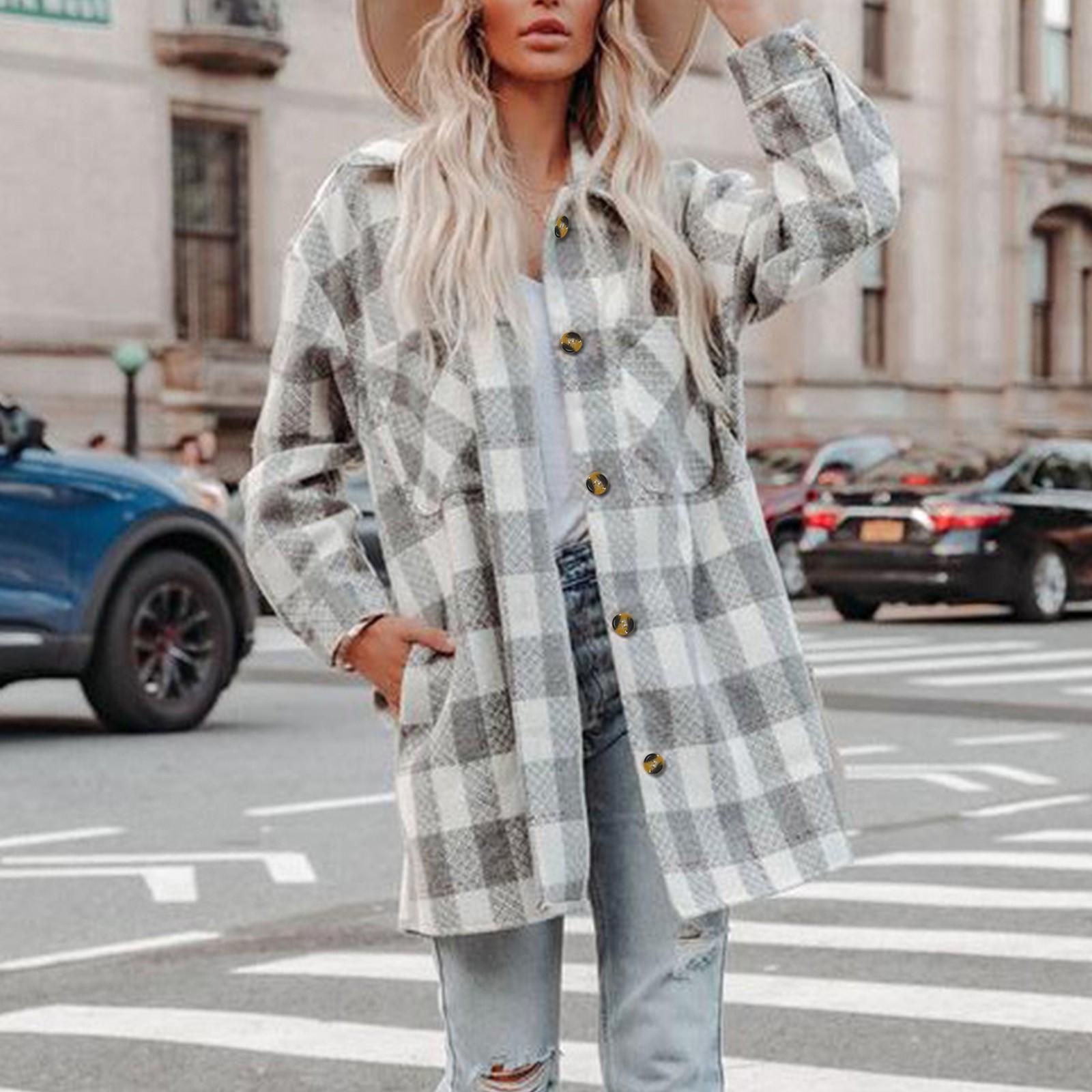 Женское И Зимнее Пальто Пэчворк в Клетку с Цветными Блоками, Карманами и Лацканами, Классическое Твидовое Пальто в Британском Стиле L
Женское И Зимнее Пальто Пэчворк в Клетку с Цветными Блоками, Карманами и Лацканами, Классическое Твидовое Пальто в Британском Стиле L