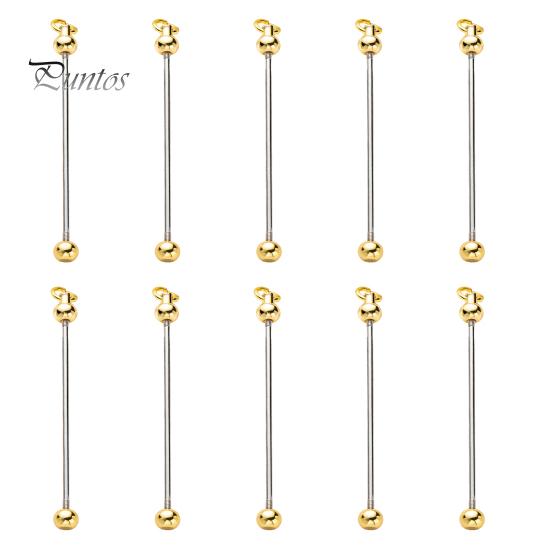 10 шт., брелок с градиентом цвета из бисера, металлические стержни, звенья для проектов «сделай сам», кулон, аксессуары для изготовления ювелирных изделий золотистый
10 шт., брелок с градиентом цвета из бисера, металлические стержни, звенья для проектов «сделай сам», кулон, аксессуары для изготовления ювелирных изделий золотистый