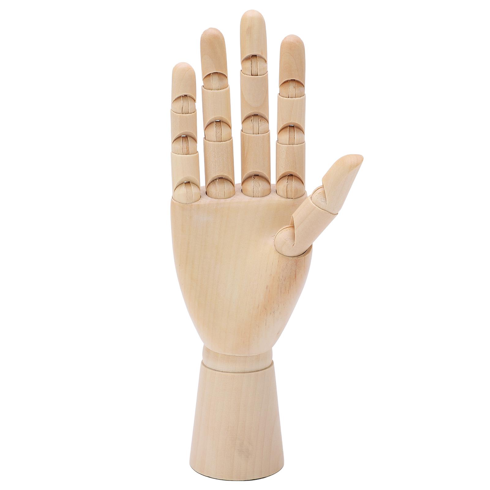 Wooden Hand Rotation Joint Professional Hand Model Various Shapes Wooden Mannequin Hand for Sketching Cartoon Decorate Right
Wooden Hand Rotation Joint Professional Hand Model Various Shapes Wooden Mannequin Hand for Sketching Cartoon Decorate Right