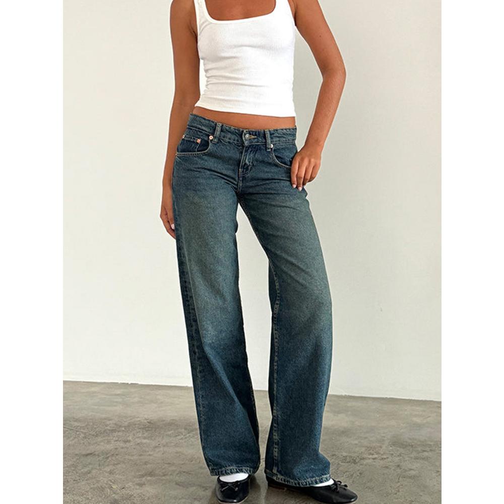 High Quality Cross-border Jeans for European and American Women Amazon Temu New Women s Straight Jeans S синий
High Quality Cross-border Jeans for European and American Women Amazon Temu New Women s Straight Jeans S синий