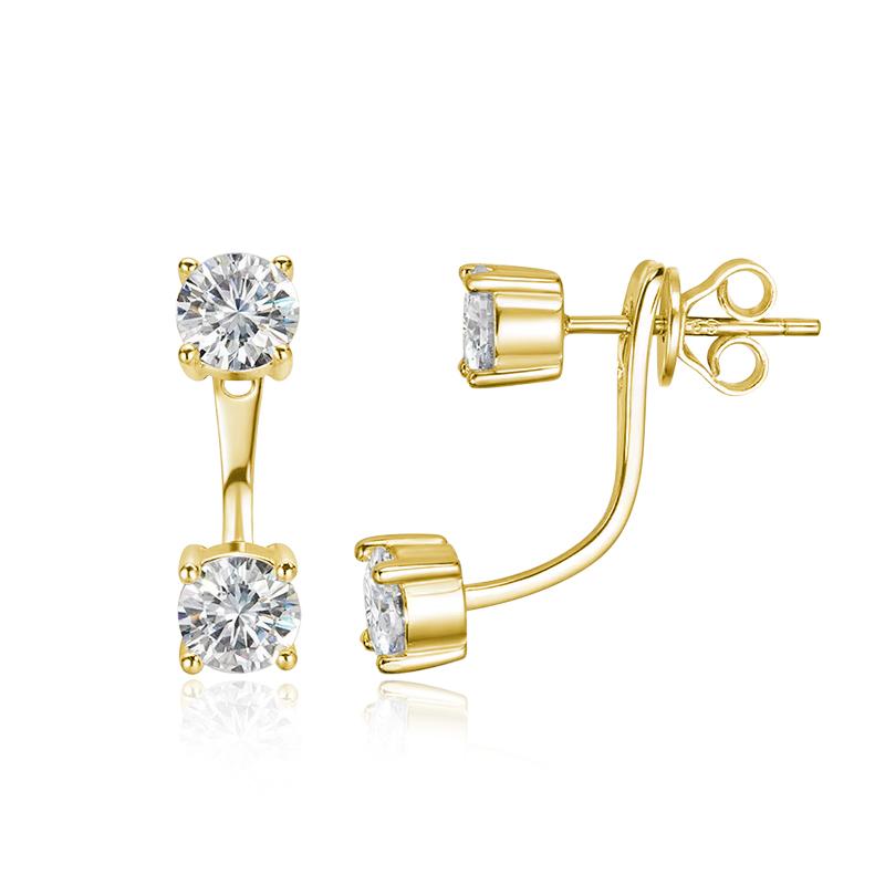 Smyoue 2CTTW 5MM Full Moissanite Stud Earrings for Women Sparkling D Color Lad Diamond 925 Silver Jewelry Wholesale
Smyoue 2CTTW 5MM Full Moissanite Stud Earrings for Women Sparkling D Color Lad Diamond 925 Silver Jewelry Wholesale