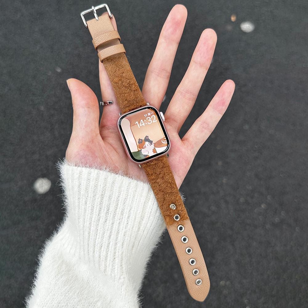 For Apple Watch 10 46mm/Ultra 2/Ultra 49mm/9 8 7 45mm/SE (2023) SE (2022) SE 6 5 4 44mm/3 2 1 42mm Splicing Wrist Strap Brown
For Apple Watch 10 46mm/Ultra 2/Ultra 49mm/9 8 7 45mm/SE (2023) SE (2022) SE 6 5 4 44mm/3 2 1 42mm Splicing Wrist Strap Brown