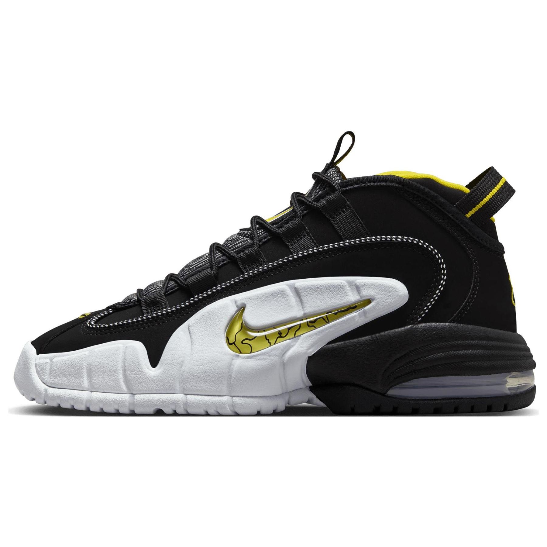 Nike Mens Air Max Penny 1 Lester Middle School Men Sneakers Black White Opti-Yellow FN6884-100 40.5
Nike Mens Air Max Penny 1 Lester Middle School Men Sneakers Black White Opti-Yellow FN6884-100 40.5