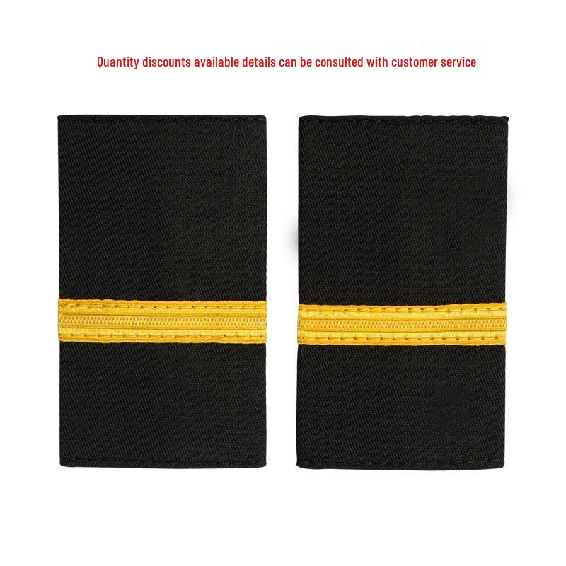 Metal Wire Woven Pilot Shoulder Boards - Captain & Cadet Aviation Uniform
Metal Wire Woven Pilot Shoulder Boards - Captain & Cadet Aviation Uniform