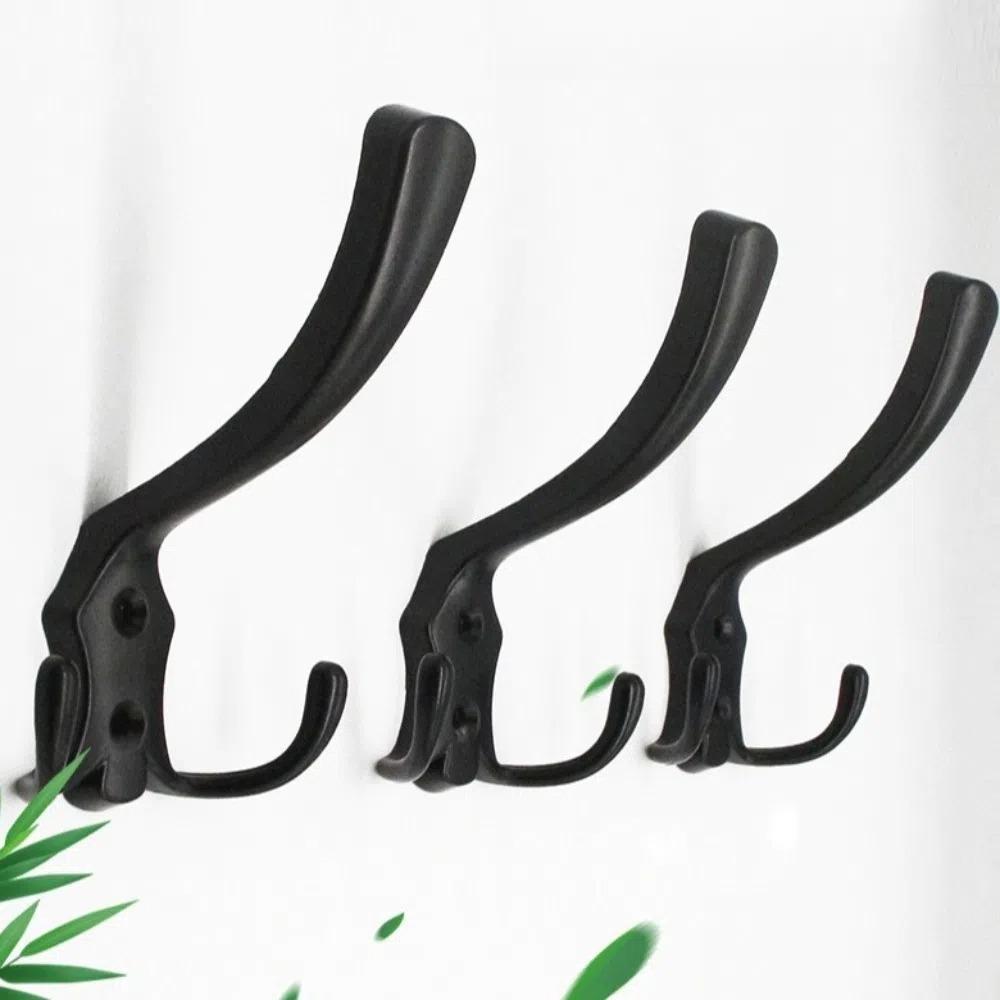 2pcs Wall Mounted Coat Hooks Durable Zinc Alloy Clothes Wall Hanger Drilling Installation Black Hat Organizer Rack Home Gadgets
2pcs Wall Mounted Coat Hooks Durable Zinc Alloy Clothes Wall Hanger Drilling Installation Black Hat Organizer Rack Home Gadgets