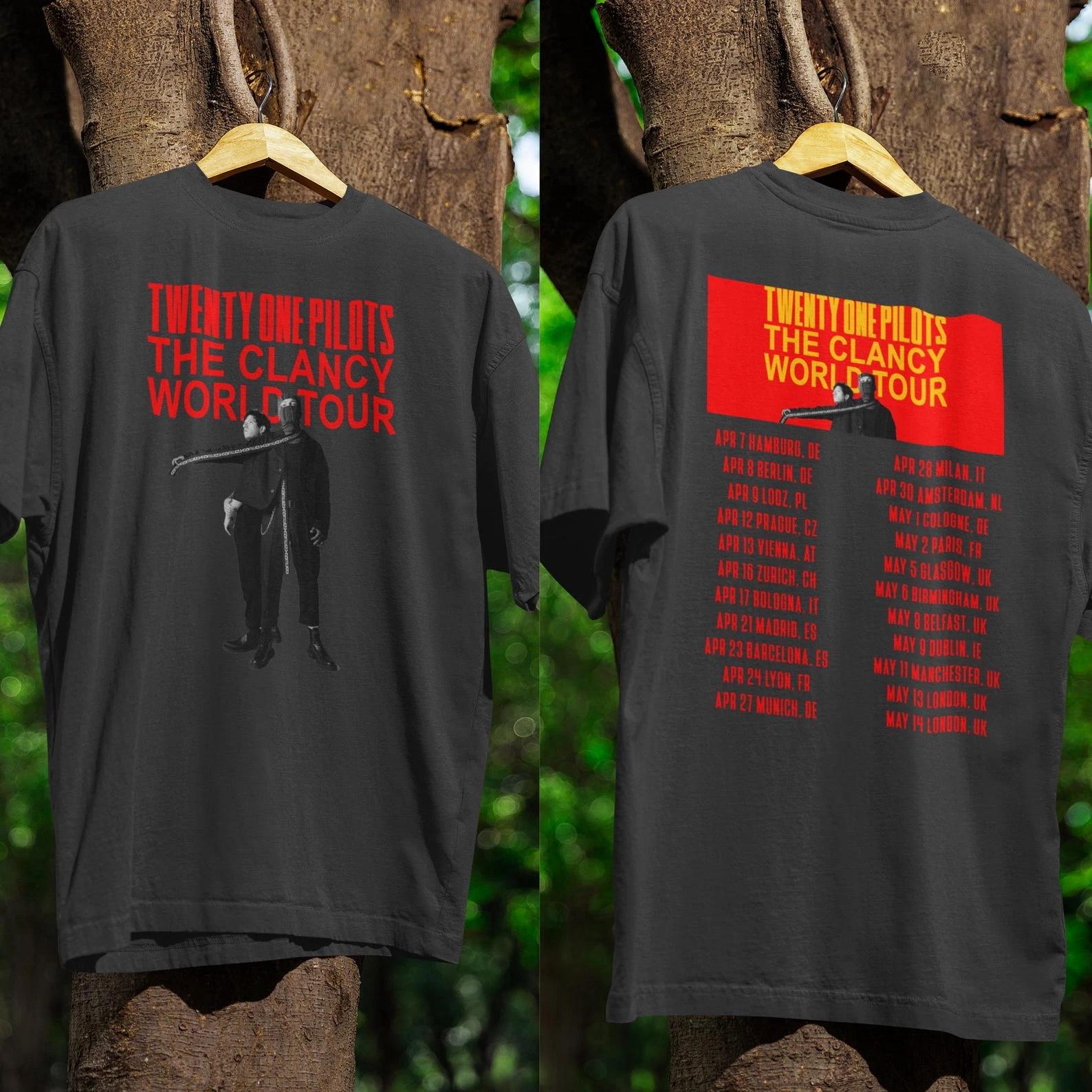 Twenty One Pilots Clancy World Tour 2026 T T-Shirt, TOP Band Concert T-Shirt S
Twenty One Pilots Clancy World Tour 2026 T T-Shirt, TOP Band Concert T-Shirt S