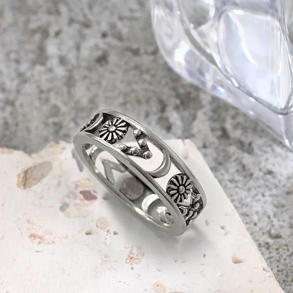 925 Silver Ring Vintage Hollow Out Design and Delicate Vintage Flower Hip Pop Rings Fine Jewelry Gift For Women Men 6
925 Silver Ring Vintage Hollow Out Design and Delicate Vintage Flower Hip Pop Rings Fine Jewelry Gift For Women Men 6