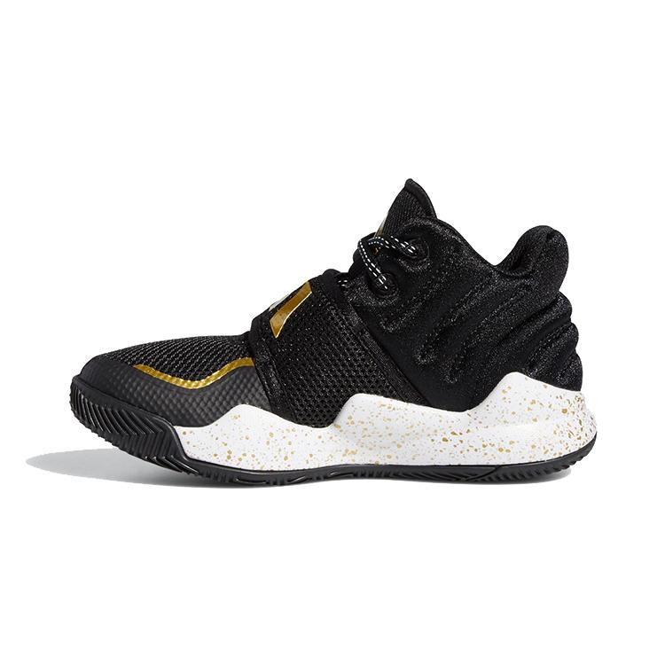 Adidas Deep Threat Comfortable And Trendy Breathable Mid top Children s Basketball Shoes Black Gold FX8644 30
Adidas Deep Threat Comfortable And Trendy Breathable Mid top Children s Basketball Shoes Black Gold FX8644 30