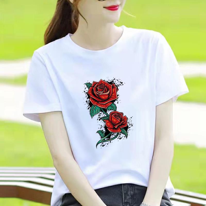 Modal Womens Casual ShortSleeved Tshirt Graphic Print Flower Pop Fashion Top Womens Clothing Polyester fiber fabric S
Modal Womens Casual ShortSleeved Tshirt Graphic Print Flower Pop Fashion Top Womens Clothing Polyester fiber fabric S