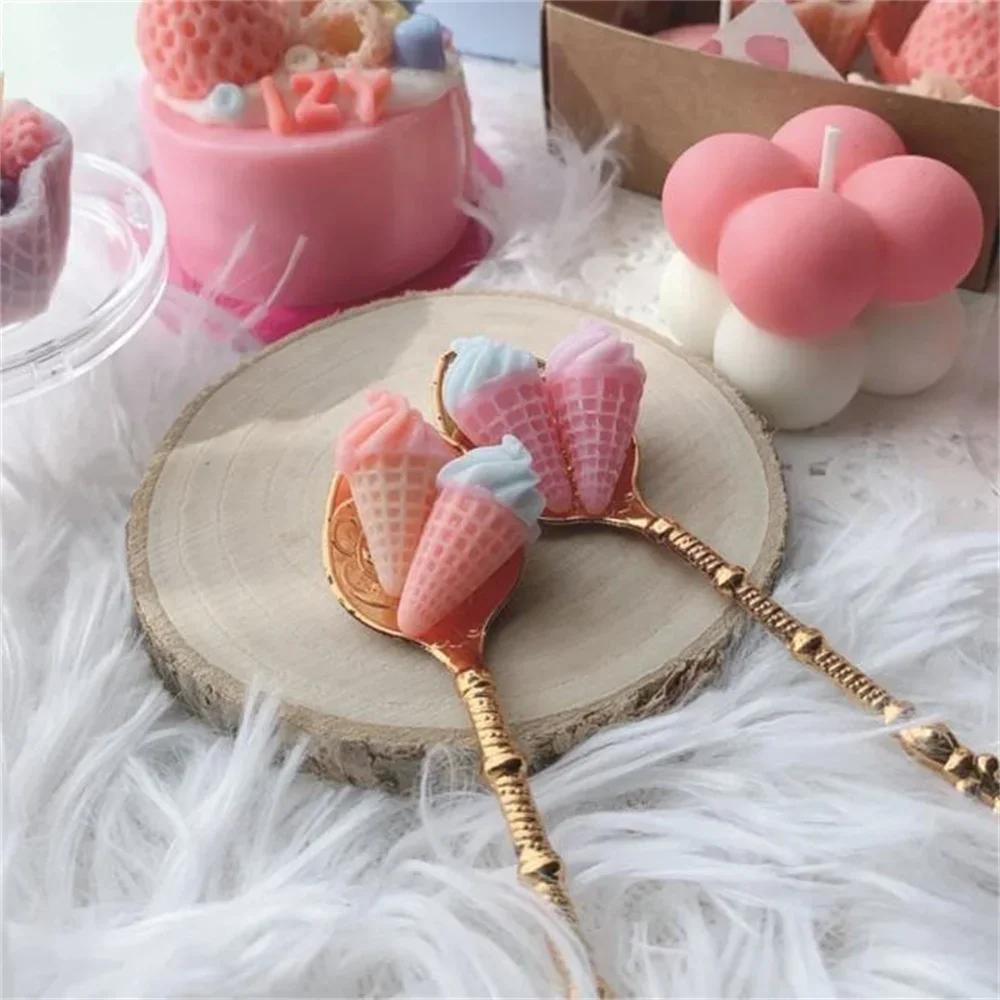 DIY Mini Cone Cream Silicone Mold Cake Decor Chocolate Cupcake Candy Desserts Fondant Mold Baking Scented Candles Decorations
DIY Mini Cone Cream Silicone Mold Cake Decor Chocolate Cupcake Candy Desserts Fondant Mold Baking Scented Candles Decorations