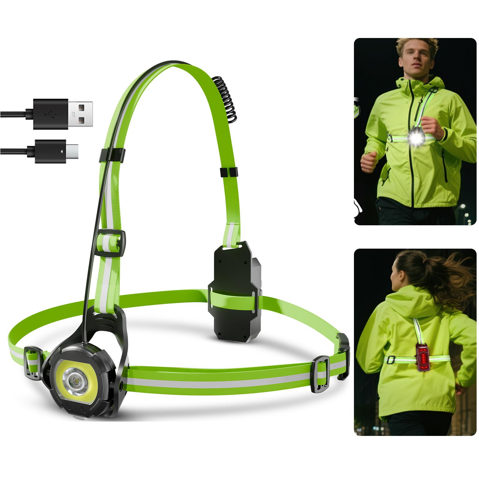 Night Running Light 90 Rotatable Hd USB Rechargble Chest Strap Light for Cycling Hiking Camping
Night Running Light 90 Rotatable Hd USB Rechargble Chest Strap Light for Cycling Hiking Camping