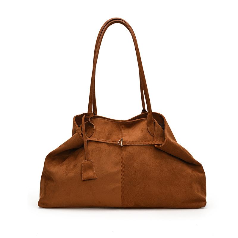 New Suede Shoulder Bag Women Fashi Retro Large Top Handle Bag for Daily Commute Comfortable and Versatile Texture Storage Bags коричневый
New Suede Shoulder Bag Women Fashi Retro Large Top Handle Bag for Daily Commute Comfortable and Versatile Texture Storage Bags коричневый
