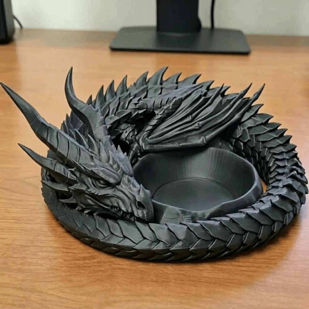 Gothic Jewelry Storage Tray Dark Style Ring Display Plate Desktop Organizer Gift for Dragon Lovers чёрный
Gothic Jewelry Storage Tray Dark Style Ring Display Plate Desktop Organizer Gift for Dragon Lovers чёрный