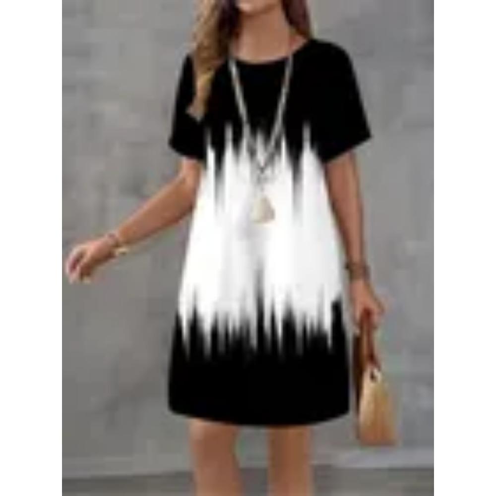 Ladies Round Neck Fashionable Casual Dress Clothing 8XL
Ladies Round Neck Fashionable Casual Dress Clothing 8XL