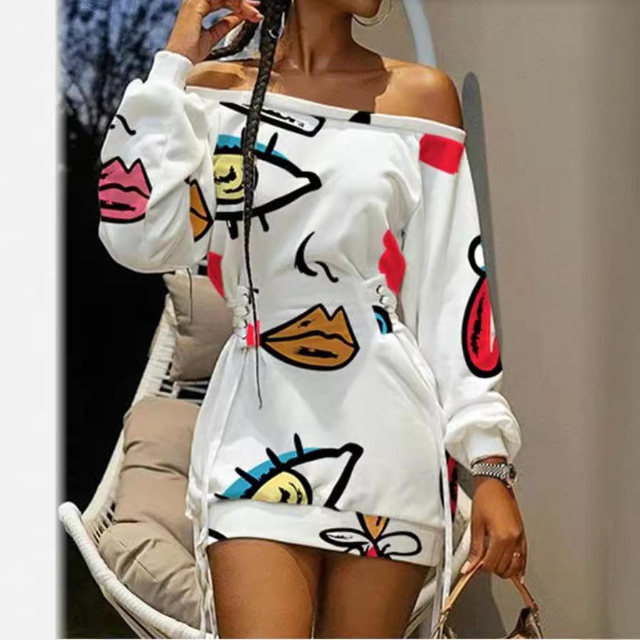 Spring and Autumn Round Neck Tie-dye Print Long-sleeved Loose Dress Waist Drawstring Adjustable XL
Spring and Autumn Round Neck Tie-dye Print Long-sleeved Loose Dress Waist Drawstring Adjustable XL