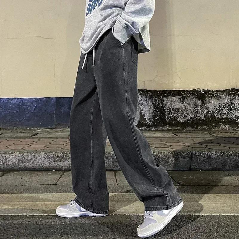 Streetwear Loose Jeans Men Korean Style Fashion Loose Straight Wide Leg Pants Men s Brand Clothing Black Light Blue S
Streetwear Loose Jeans Men Korean Style Fashion Loose Straight Wide Leg Pants Men s Brand Clothing Black Light Blue S