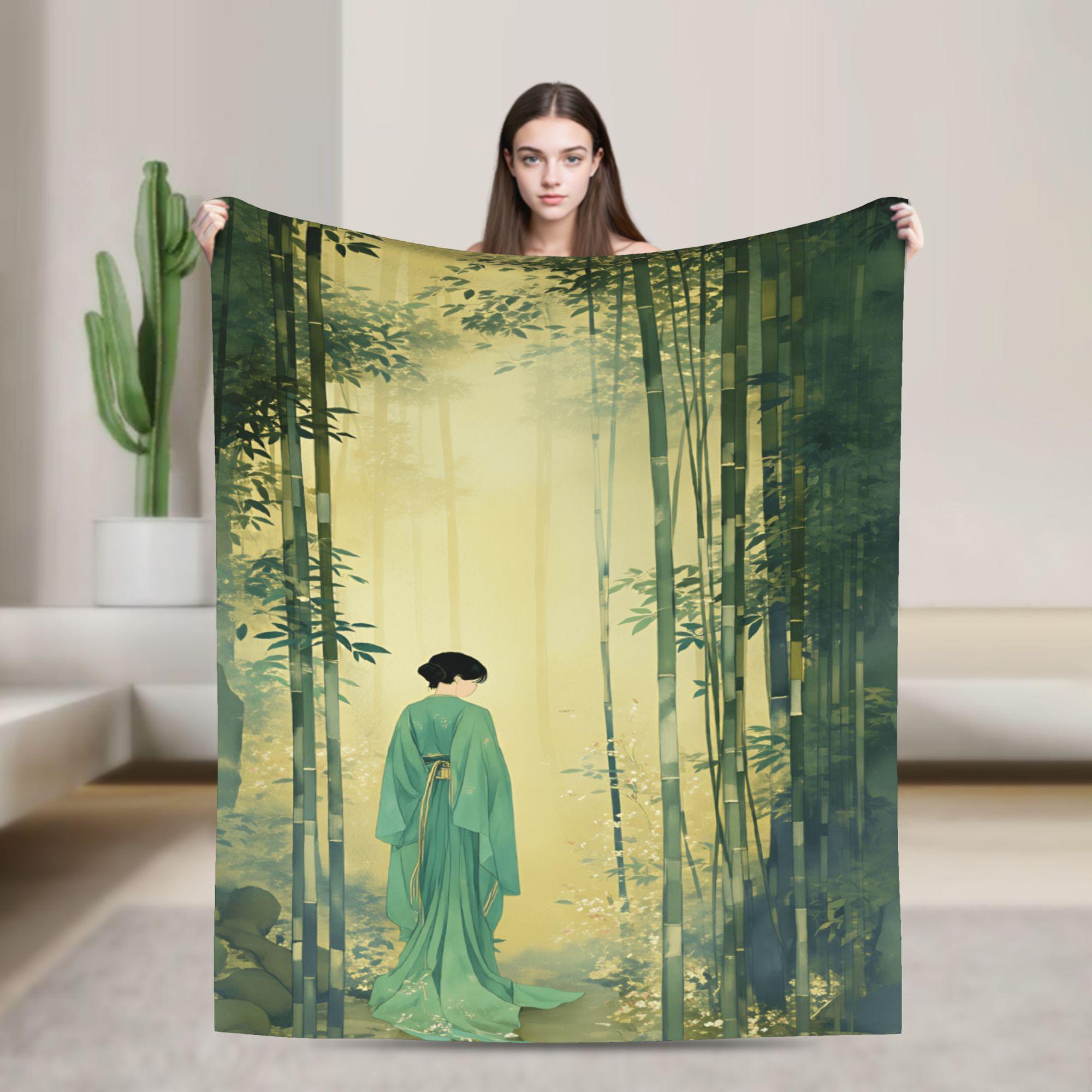 Chinese ink painting Throw Blanket Warm Cozy Casual Blanket For Outdoor Travel Office Flannel Bedspread Bed Cover 130x150cm
Chinese ink painting Throw Blanket Warm Cozy Casual Blanket For Outdoor Travel Office Flannel Bedspread Bed Cover 130x150cm