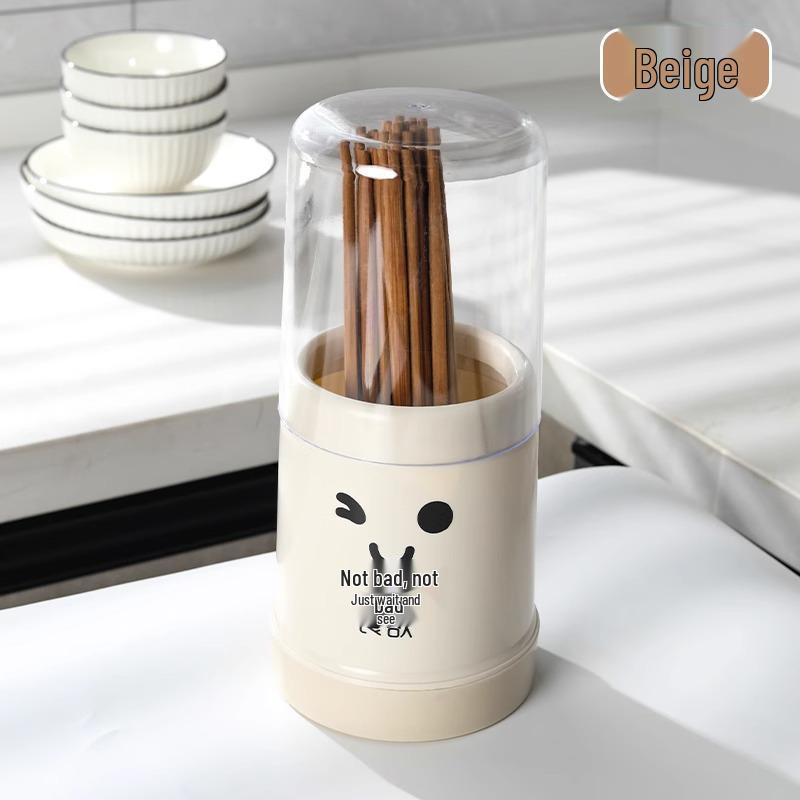 Dustproof Kitchen Cutlery Organizer: Chopstick Holder, Spoon Storage Box, Drainage Basket, and Tray.
Dustproof Kitchen Cutlery Organizer: Chopstick Holder, Spoon Storage Box, Drainage Basket, and Tray.