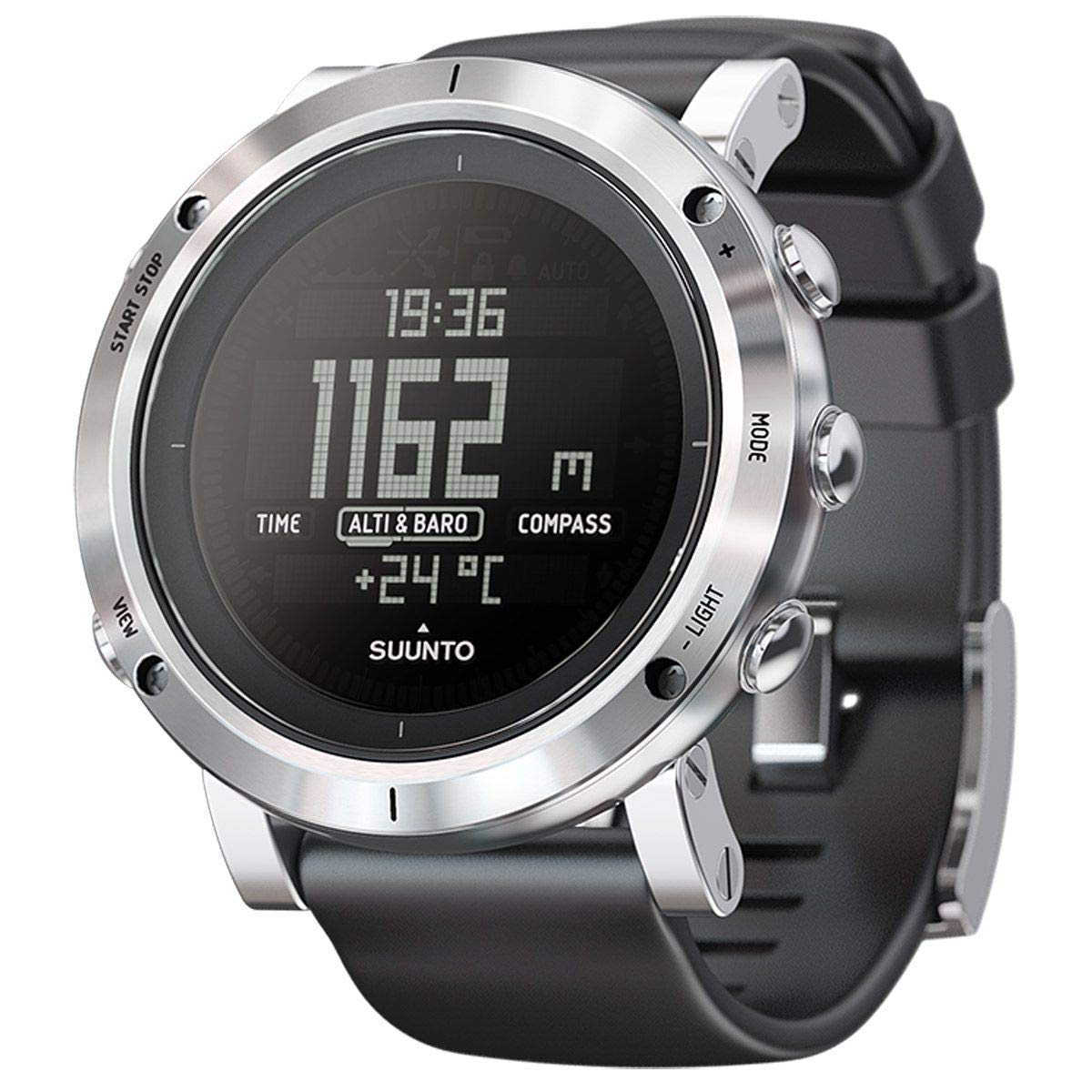 SUUNTO Core Brushed Steel Outdoor Watch (SS020339000), Altimeter, Barometer, Compass, Thermometer, Weather Alarm, Snorkel Depth Meter
SUUNTO Core Brushed Steel Outdoor Watch (SS020339000), Altimeter, Barometer, Compass, Thermometer, Weather Alarm, Snorkel Depth Meter
