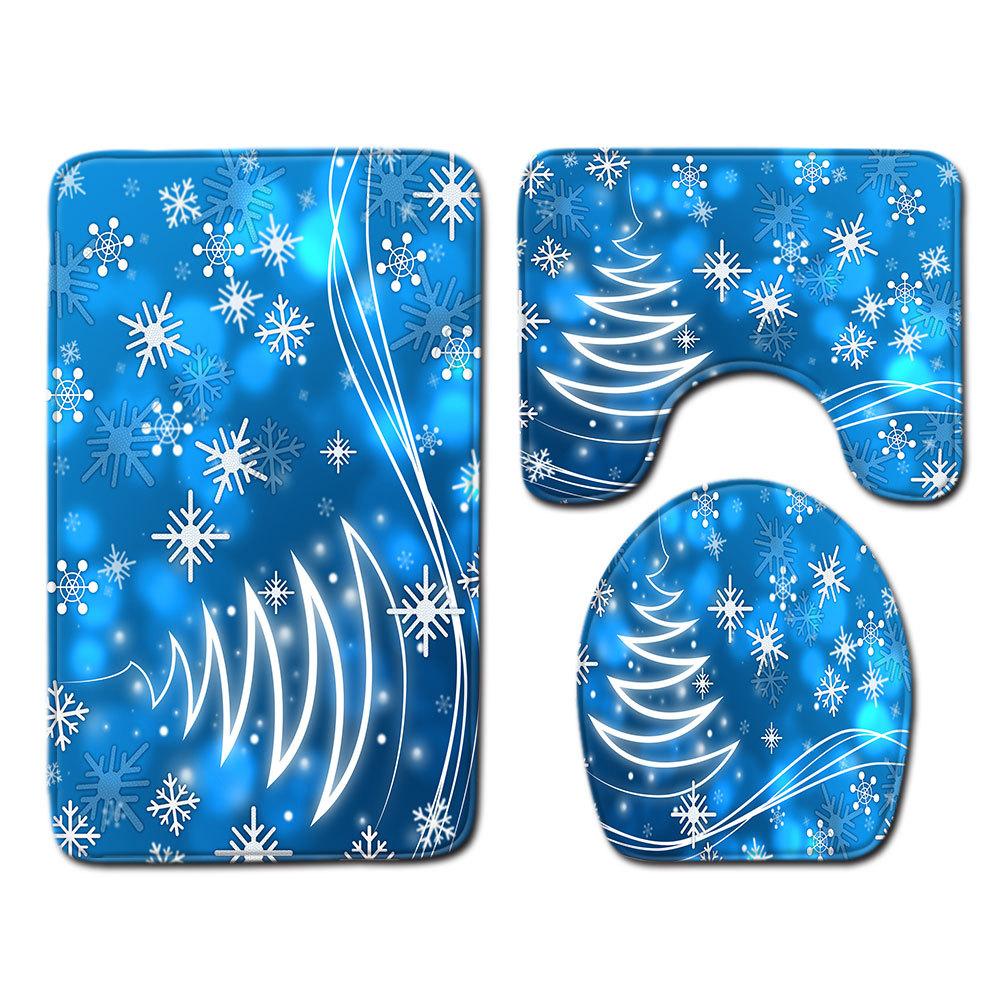 Рождественский коврик для ванной, туалетный трехпредметный набор 45cmx75cm
Рождественский коврик для ванной, туалетный трехпредметный набор 45cmx75cm