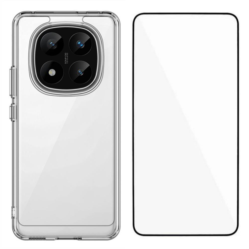 WANLONFENG MF Series for Xiaomi Redmi Note 14 Pro 5G/Poco X7 5G Case TPU+Acrylic Clear Phone Cover with Tempered Glass Film Style A
WANLONFENG MF Series for Xiaomi Redmi Note 14 Pro 5G/Poco X7 5G Case TPU+Acrylic Clear Phone Cover with Tempered Glass Film Style A