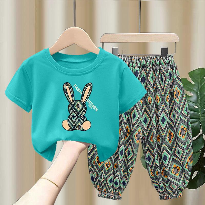 Summer Cotton Children s Clothing Suit T-shirt + Pants 2 Pieces of Toddler Children s Casual Clothes Soft 90 озеро синього кольору
Summer Cotton Children s Clothing Suit T-shirt + Pants 2 Pieces of Toddler Children s Casual Clothes Soft 90 озеро синього кольору