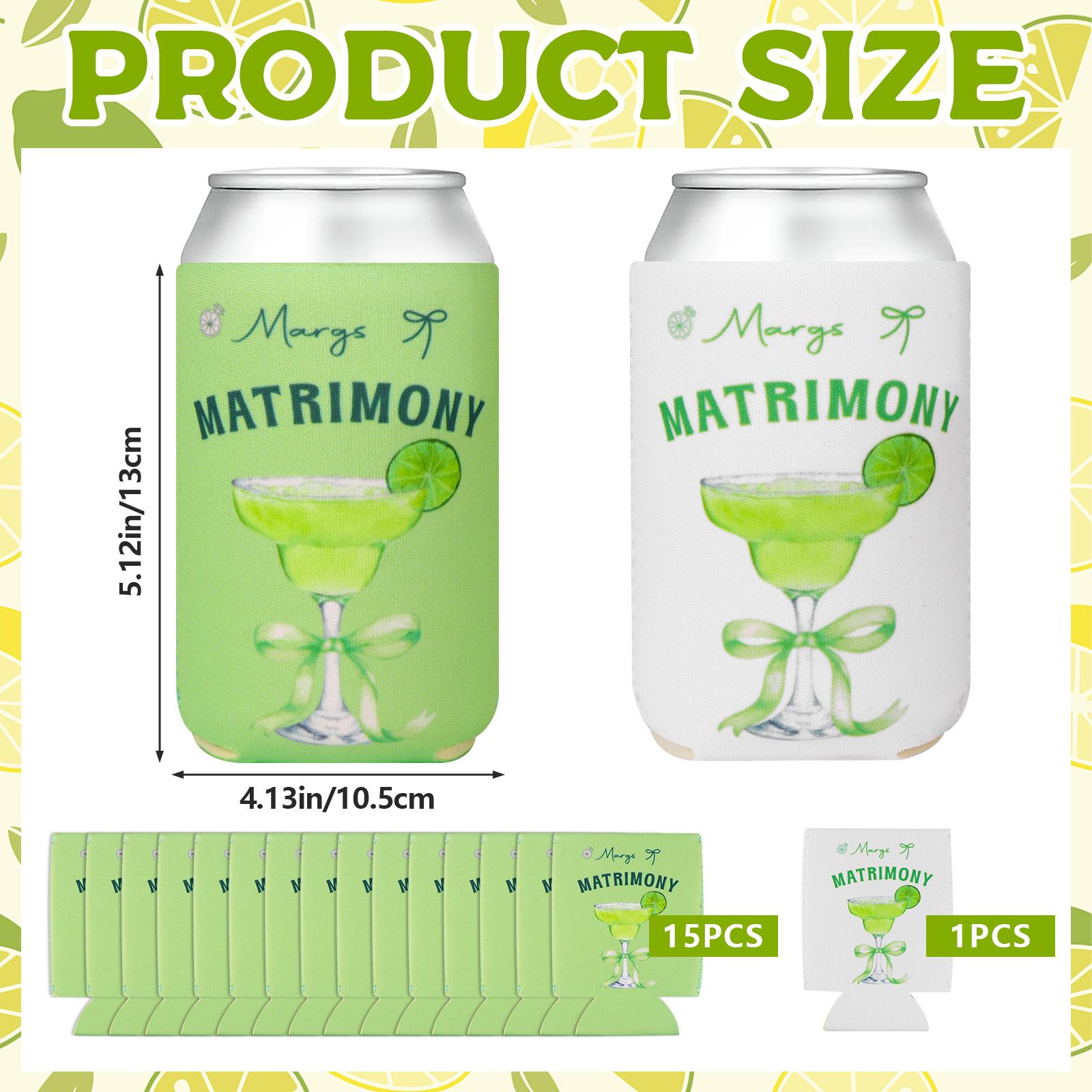 16 Pcs Margarita Party Beer Can Sleeves 12Oz Bachelorette Can Coolers With Lime Print Bulk Margs And Matrimony Beer Cup Holders зелений
16 Pcs Margarita Party Beer Can Sleeves 12Oz Bachelorette Can Coolers With Lime Print Bulk Margs And Matrimony Beer Cup Holders зелений