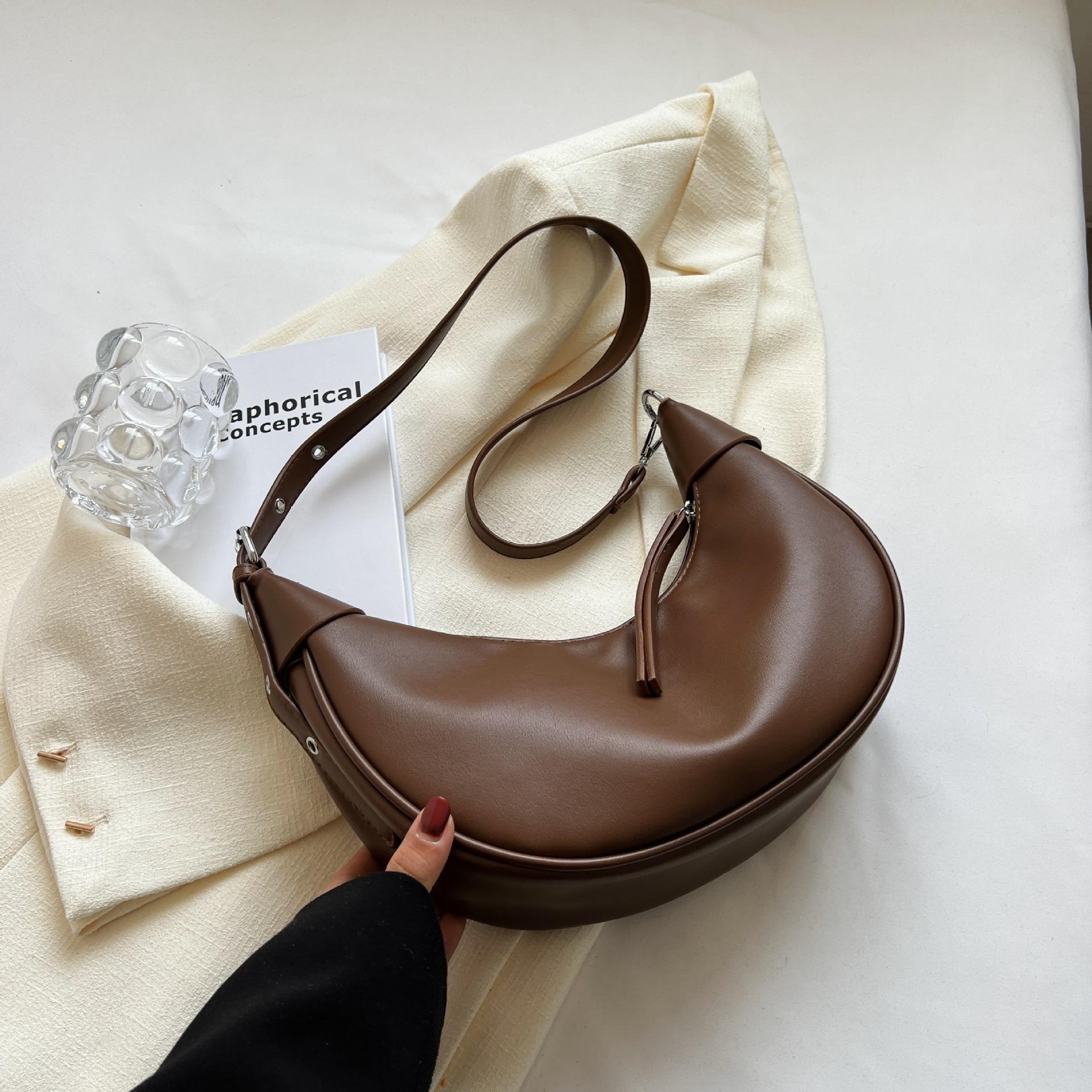 Crescent Shoulder Crossbody Top Handle Bag Women Korean Style 2026 Textured Unique Chic Handbag кавовий
Crescent Shoulder Crossbody Top Handle Bag Women Korean Style 2026 Textured Unique Chic Handbag кавовий
