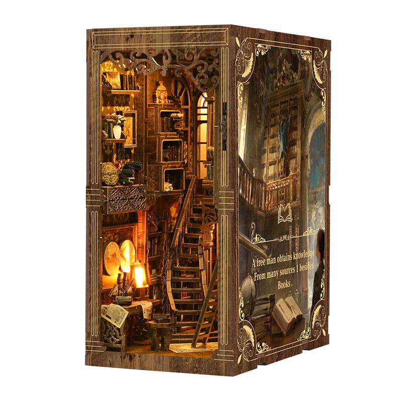 DIY Wooden Book Nook Insert Kit Dollhouses Building Toys Bookends Bookshelf Decor Gift Idea for Book Lovers Dollhouse Toys коричневий
DIY Wooden Book Nook Insert Kit Dollhouses Building Toys Bookends Bookshelf Decor Gift Idea for Book Lovers Dollhouse Toys коричневий