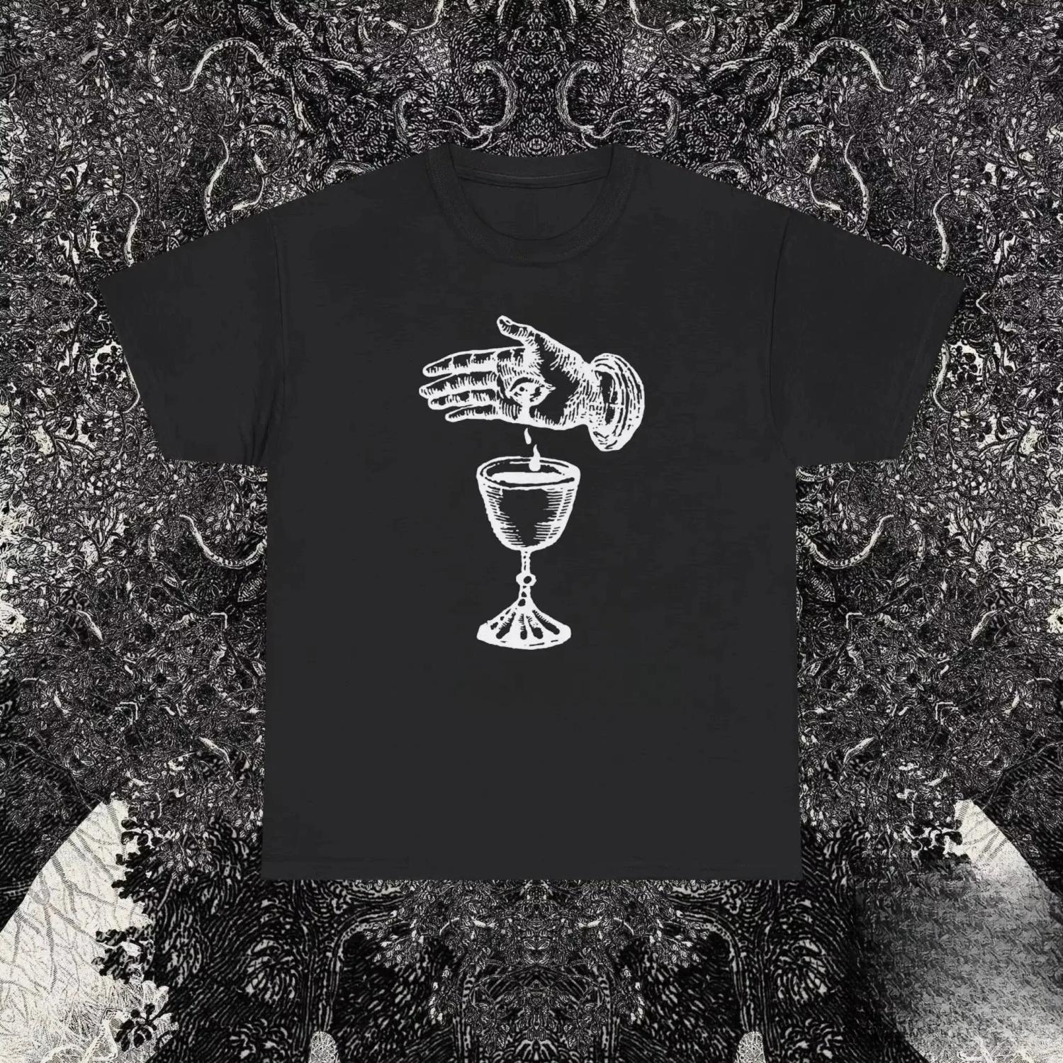 Solve Et Coagula Shirt Occult Chalice Hand Symbol Tee Hermetic Alchemy Tee Esoteric Chaos Magick Goth Clothing Light Design Tops XXXXXL чорний
Solve Et Coagula Shirt Occult Chalice Hand Symbol Tee Hermetic Alchemy Tee Esoteric Chaos Magick Goth Clothing Light Design Tops XXXXXL чорний