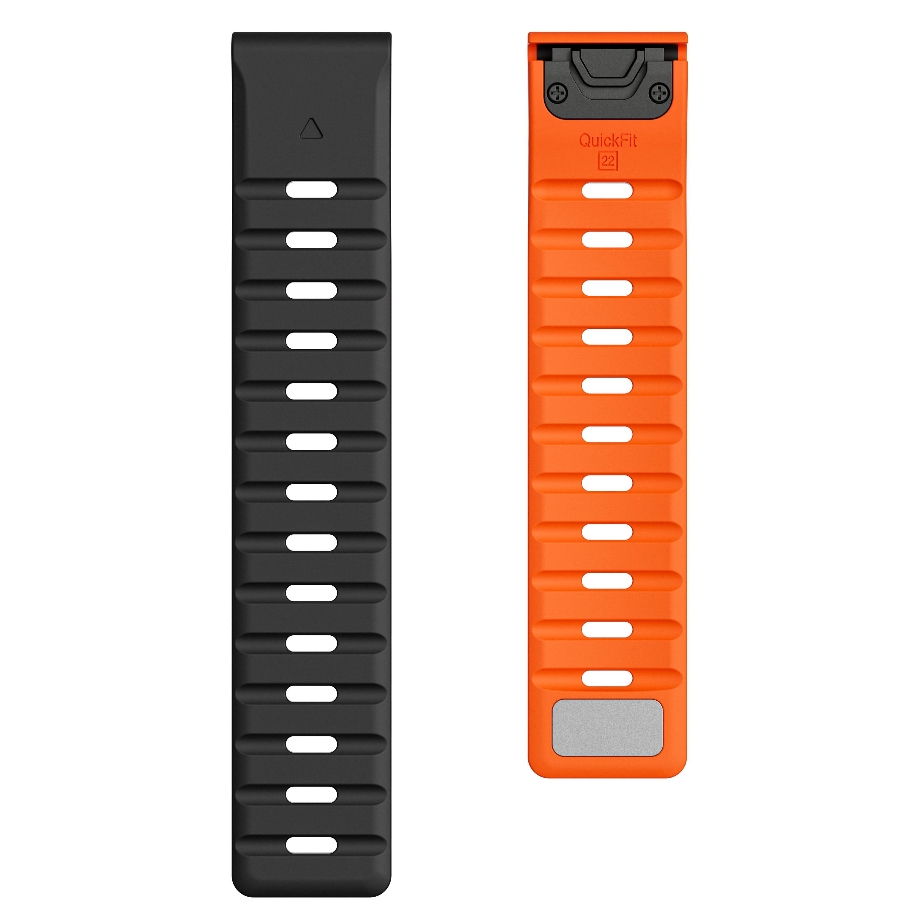 Silicone Strap for Garmin Fenix 8 51mm/Enduro 3/Enduro 2 26mm Quick Release Magnetic Watch Band Black+Orange
Silicone Strap for Garmin Fenix 8 51mm/Enduro 3/Enduro 2 26mm Quick Release Magnetic Watch Band Black+Orange