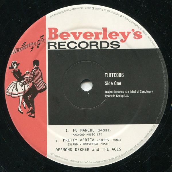 10inch Record DESMOND DEKKER THE ACES Fu Manchu Pretty Africa Mother TJHTE006 TROJAN RECORDS 2003 UK Reggae Ska Dub Used
10inch Record DESMOND DEKKER THE ACES Fu Manchu Pretty Africa Mother TJHTE006 TROJAN RECORDS 2003 UK Reggae Ska Dub Used