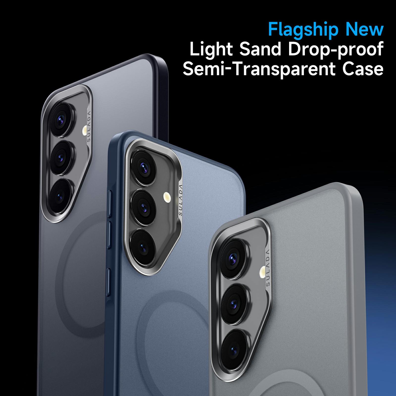 SULADA For Samsung Galaxy S25 Ultra Case Compatible with MagSafe PC+TPU Phone Cover Blue
SULADA For Samsung Galaxy S25 Ultra Case Compatible with MagSafe PC+TPU Phone Cover Blue