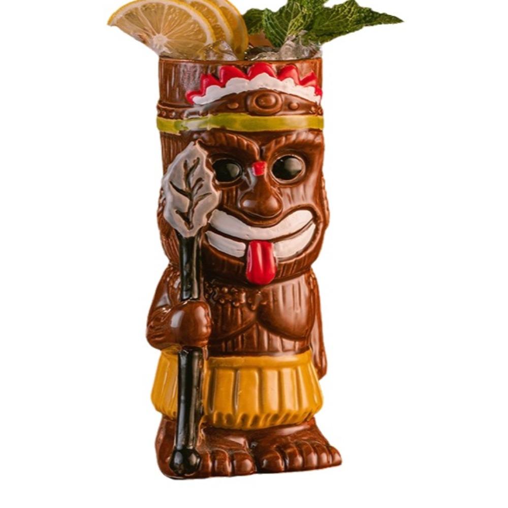 Vintage Ceramic Tiki Mug Ethnic Style Beach Theme Mug Creative Coffee Cup Bar Tools Style D Brown
Vintage Ceramic Tiki Mug Ethnic Style Beach Theme Mug Creative Coffee Cup Bar Tools Style D Brown