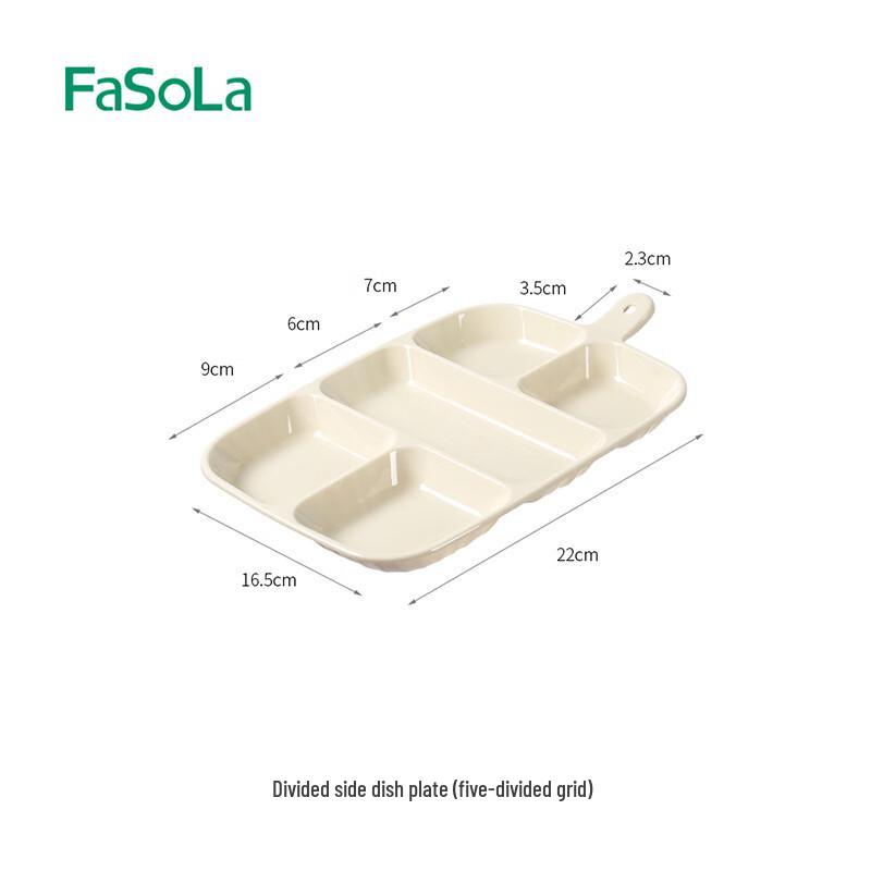 FaSoLa 5-Compartment Wall-Mounted Prep Dish
FaSoLa 5-Compartment Wall-Mounted Prep Dish