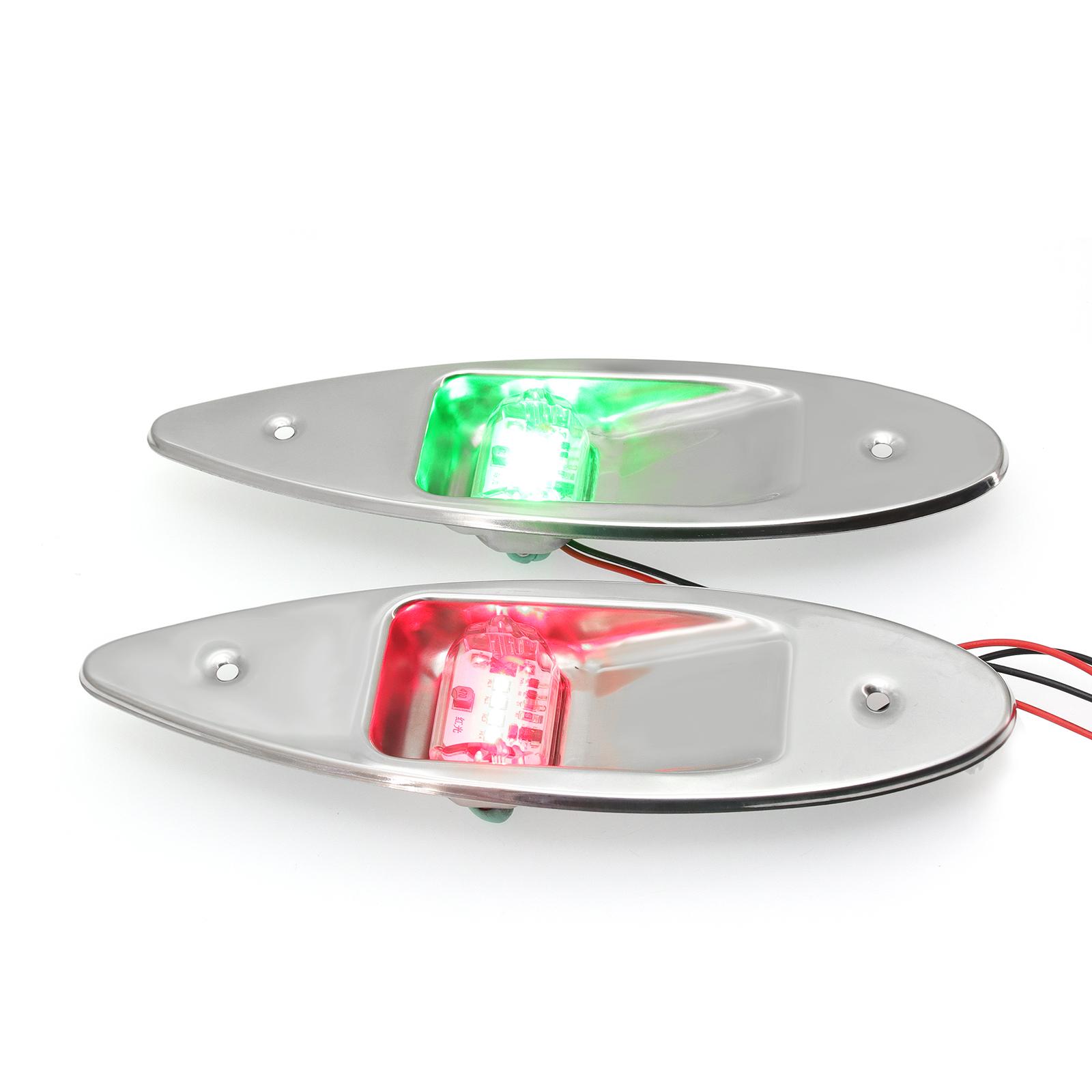 Red&Green 12V LED Navigation Light Boat Side Light Waterproof Navigation Light Corrosion Resistant Signal Lamp For Marine Yacht
Red&Green 12V LED Navigation Light Boat Side Light Waterproof Navigation Light Corrosion Resistant Signal Lamp For Marine Yacht