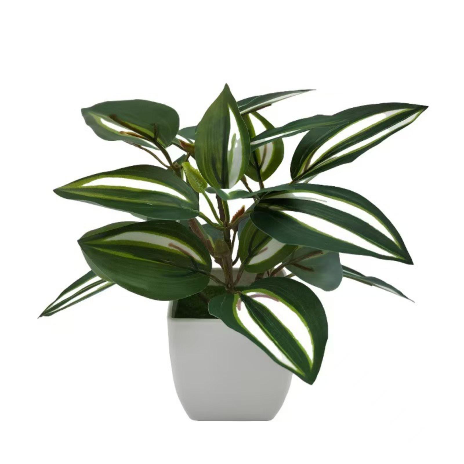 Artificial Potted Watermelon Leaf Plant Faux Decorative Leaf For Living Room Highly Realistic Foliage For Home Furnishings Money Plant One Size белый
Artificial Potted Watermelon Leaf Plant Faux Decorative Leaf For Living Room Highly Realistic Foliage For Home Furnishings Money Plant One Size белый