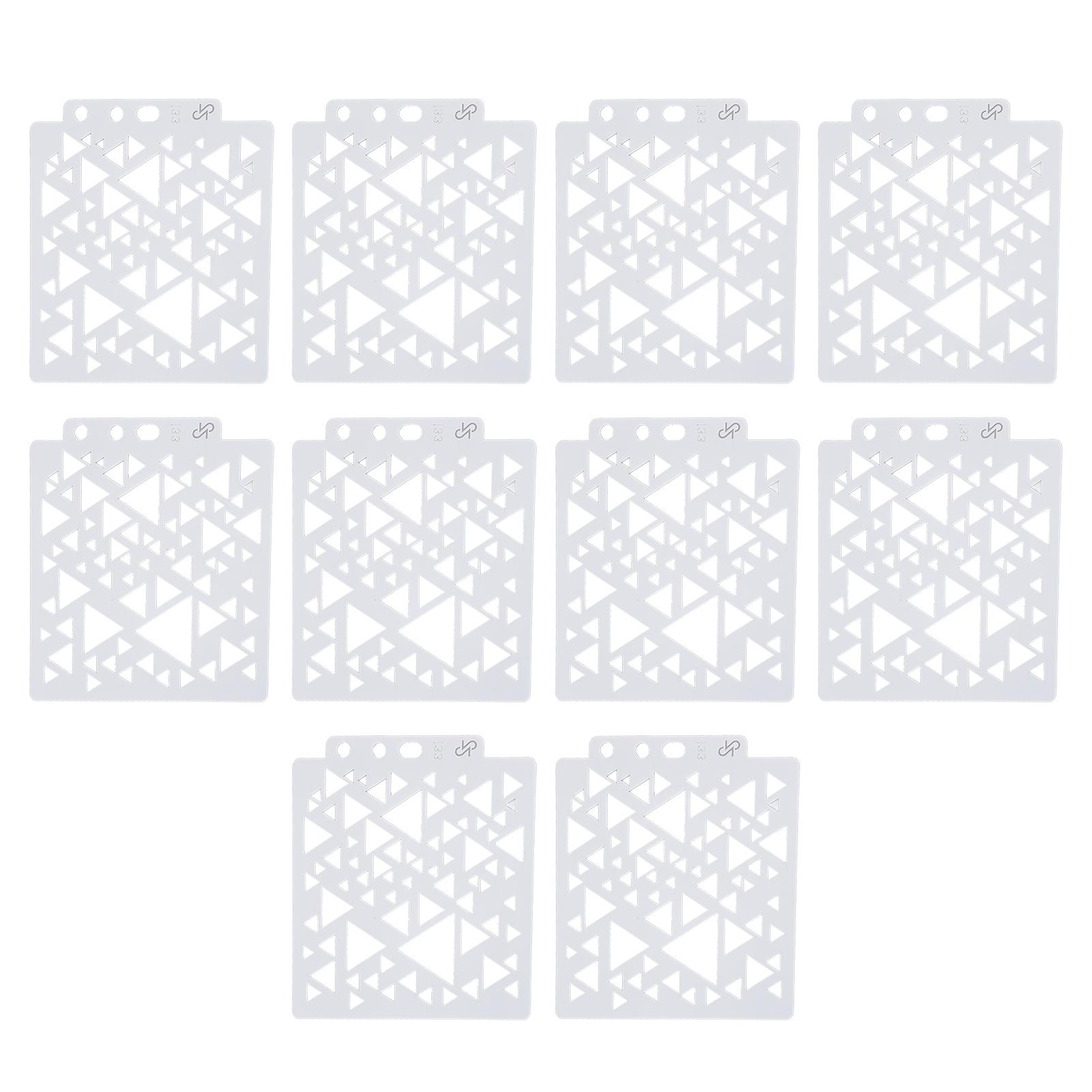 10pcs Stencil Reusable Hollow Glossy PET Template Interesting DIY Card Making Supplies for Craft
10pcs Stencil Reusable Hollow Glossy PET Template Interesting DIY Card Making Supplies for Craft