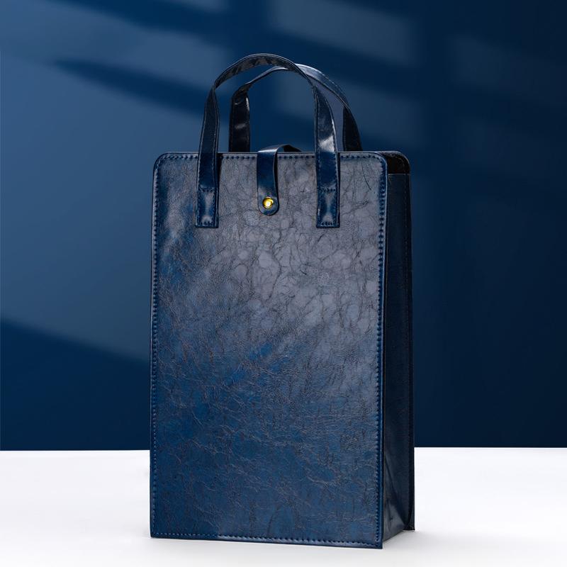 Portable Red Wine Tote Bag PU Leather Wedding Party Birthday Gift Pack of Two Champagne Red Empty Bag Fashion Packaging Gift Box 35x22x9.5cm
Portable Red Wine Tote Bag PU Leather Wedding Party Birthday Gift Pack of Two Champagne Red Empty Bag Fashion Packaging Gift Box 35x22x9.5cm