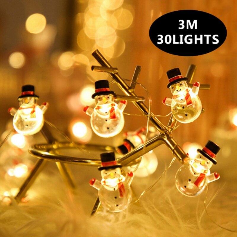 Christmas String Lights Battery Operated Snowman Santa Claus String Lights
Christmas String Lights Battery Operated Snowman Santa Claus String Lights